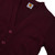 V-Neck Cardigan Sweater with embroidered logo [NC005-1001/CSW-WINE]