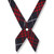 Girls' Criss-Cross Tie [NJ238-C/C-37-NV/RED]
