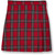 2 Pleat Skort [GA042-2653-70-RD PLAID]