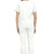 2 Pocket Ladies Top with heat transferred logo [NY141-4700-WHITE]