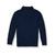 Long Sleeve Banded Bottom Polo Shirt with heat transferred logo [NJ264-9717-DK NAVY]