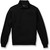 1/4 Zip Sweatshirt with heat transferred logo [NJ249-ST253PCT-BLACK]