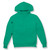 Heavyweight Hooded Sweatshirt with heat transferred logo [NJ004-76042-KELLY]