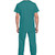 3 Pocket Unisex Top with embroidered logo [MD072-4876/ART-TEAL]
