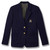 Girls' Polyester Blazer with embroidered logo [NJ456-2000/MOM-NAVY]