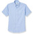 Short Sleeve Oxford Shirt with embroidered logo [TX015-OX-S WWC-BLUE]