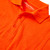 Long Sleeve Polo Shirt with heat transferred logo [NY091-KNIT/M25-ORANGE]