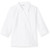 3/4 Sleeve Fitted Overblouse with heat transferred logo [TX139-5553-WHITE]