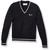 V-Neck Pullover Sweater with embroidered logo [VA048-6503/TCF-NVY W/WH]