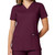 Women's Proflex V-Neck Top with embroidered logo [NY504-4160/INS-WINE]