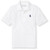 Short Sleeve Polo Shirt with embroidered logo [PA037-KNIT-EA-WHITE]