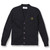 V-Neck Cardigan Sweater with embroidered logo [NC013-1001/MIC-NAVY]
