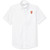 Short Sleeve Oxford Shirt with embroidered logo [NC022-OX-S 022-WHITE]