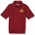 Short Sleeve Banded Bottom Polo Shirt with embroidered logo [NY635-9711/CMV-CARDINAL]