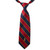 School Tie w/Crest [PA144-3-GMA-RD/NV/GD]