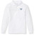 Long Sleeve Polo Shirt with embroidered logo [NY251-KNIT/UHS-WHITE]