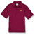 Short Sleeve Polo Shirt with embroidered logo [NY635-KNIT-CMV-CARDINAL]