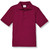 Short Sleeve Polo Shirt with embroidered logo [NY635-KNIT-CMV-CARDINAL]
