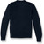 V-Neck Pullover Sweater with school emblem [NJ234-6500/CAB-NAVY]