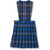 Split Front Jumper with school emblem [NY671-72-22JHG-BL/GREY]