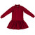 Long Sleeve Jersey Knit Dress with embroidered logo [TX016-7637/ROL-RED]