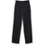 Girls' Flat Front Slacks with embroidered logo [NY644-15-99MLA-BLACK]