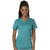 Revo Two Pocket Ladies V-Neck Top with embroidered logo [NC087-WW620-TEAL]