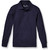 Long Sleeve Polo Shirt with heat transferred logo [TX045-KNIT/SLT-DK NAVY]