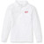 Long Sleeve Polo Shirt with embroidered logo [RI002-KNIT/PGV-WHITE]