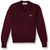 V-Neck Pullover Sweater with embroidered logo [MD143-6500/SIG-WINE]