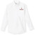 Long Sleeve Oxford Shirt with embroidered logo [MD143-OX-L SIG-WHITE]