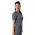 Women's Proflex V-Neck Top with embroidered logo [PA068-4160/GMC-STEEL]