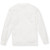Long Sleeve T-Shirt with heat transferred logo [NY210-366/BEG-WHITE]