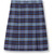 Pleated Skirt with Elastic Waist [VA387-34-41-BLUE PLD]