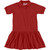 Short Sleeve Jersey Knit Dress with embroidered logo [TX016-7737/ROL-RED]