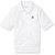 Short Sleeve Banded Bottom Polo Shirt with embroidered logo [NY316-9611-PNY-WHITE]