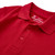 Short Sleeve Banded Bottom Polo Shirt with embroidered logo [PA526-9711-AR-RED]