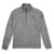 1/4 Zip Pullover Sweater with embroidered logo [NY420-6556/ZET-HE GREY]