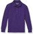Long Sleeve Polo Shirt with embroidered logo [NY065-KNIT/PP-PURPLE]