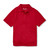 Short Sleeve Banded Bottom Polo Shirt with embroidered logo [MI001-9711-LEN-RED]