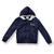 Nylon Shell Jacket with Hood with embroidered logo [TX017-3277/HFA-NAVY]