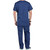 3 Pocket Unisex Top with embroidered logo [DC001-4876/GWS-NAVY]