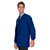 Men's Warm-up Jacket with heat transferred logo [NY187-7551/PNU-NAVY]