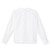 Long Sleeve Peterpan Collar Blouse with embroidered logo [MD069-351/MEA-WHITE]