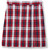 2 Pleat Skort [AK003-2653-72-RD/WH/BL]
