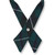 Girls' Criss-Cross Tie [TX108-C/C-1391-GRN PLD]