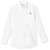 Long Sleeve Oxford Shirt with embroidered logo [TX176-OX-L THH-WHITE]