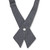 Girls' Criss-Cross Tie [OK010-C/C-7-GREY]