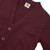V-Neck Cardigan Sweater with heat transferred logo [NC053-1001/TRI-WINE]