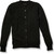 Crewneck Cardigan with embroidered logo [TX180-6000/HSE-BLACK]